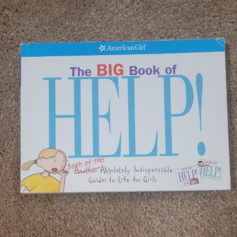American Girl Big Book of Help - Blue and Yellow Cover